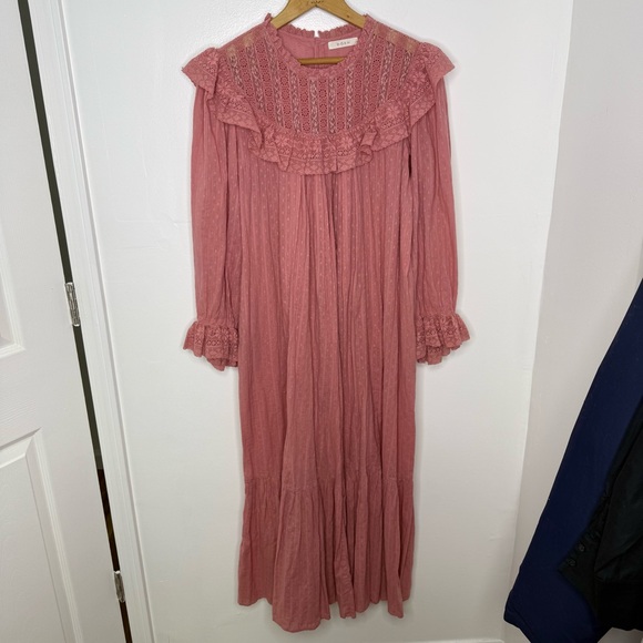 DOEN Bon Bon Pink Hillside Maxi Dress - Picture 5 of 10